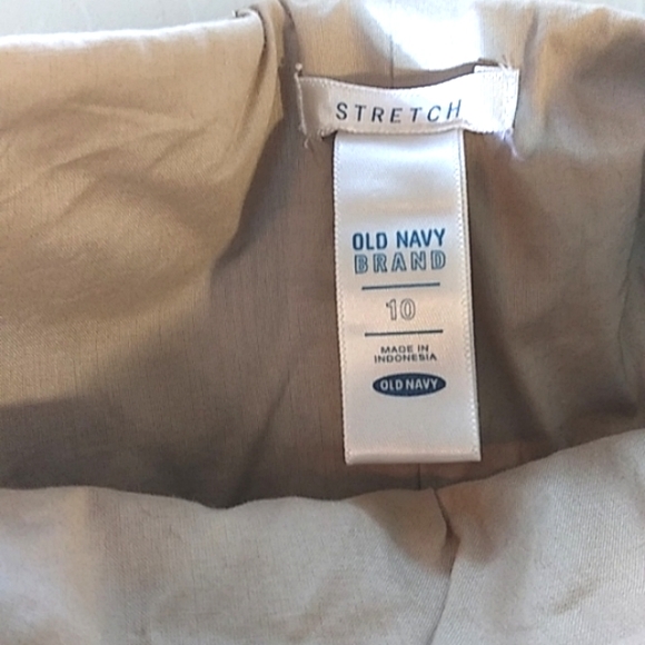 Old Navy- NWOT Khaki Strapless Dress👗w/Belt- size 10 - Picture 4 of 4